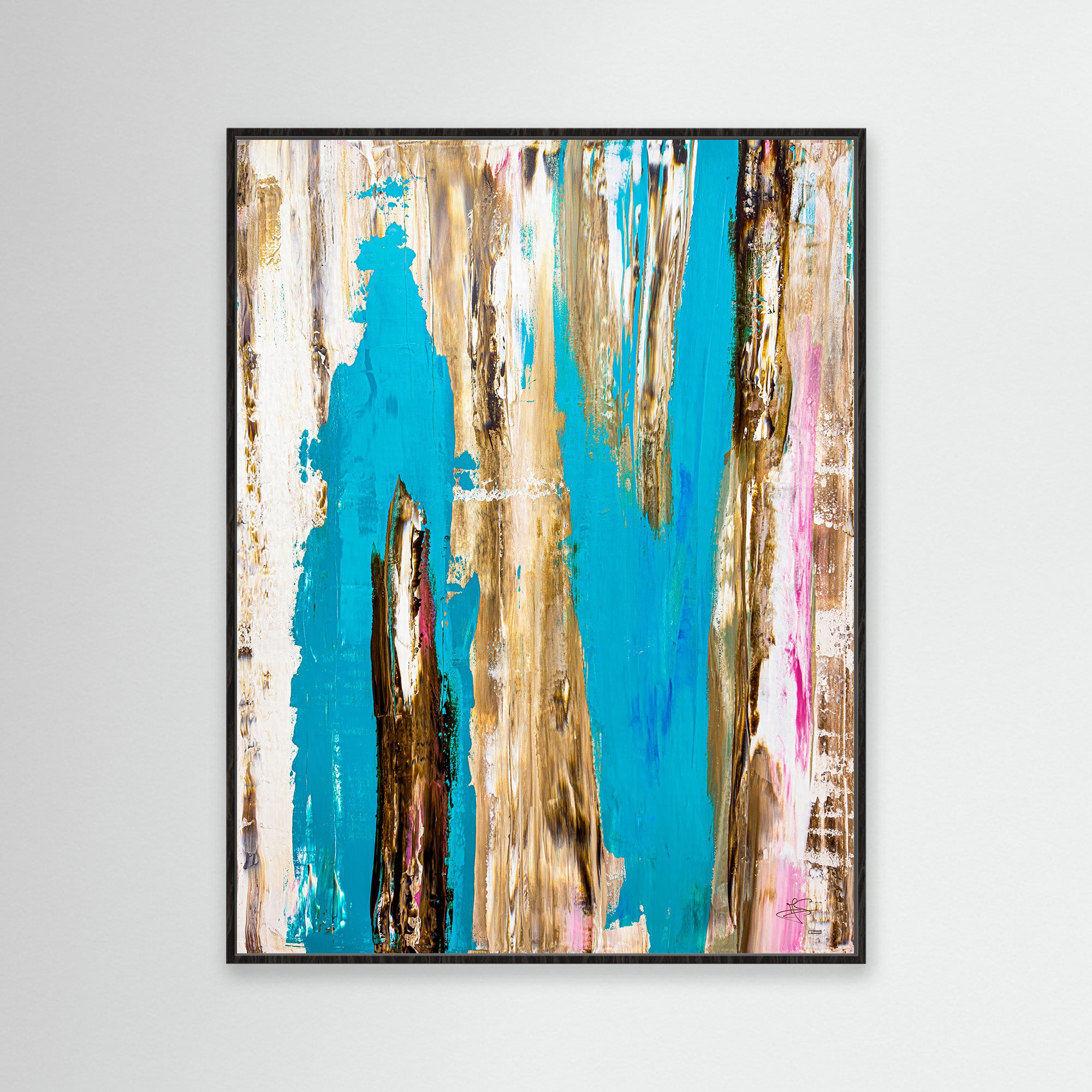 Study in Brown - Dreamy Turquoise