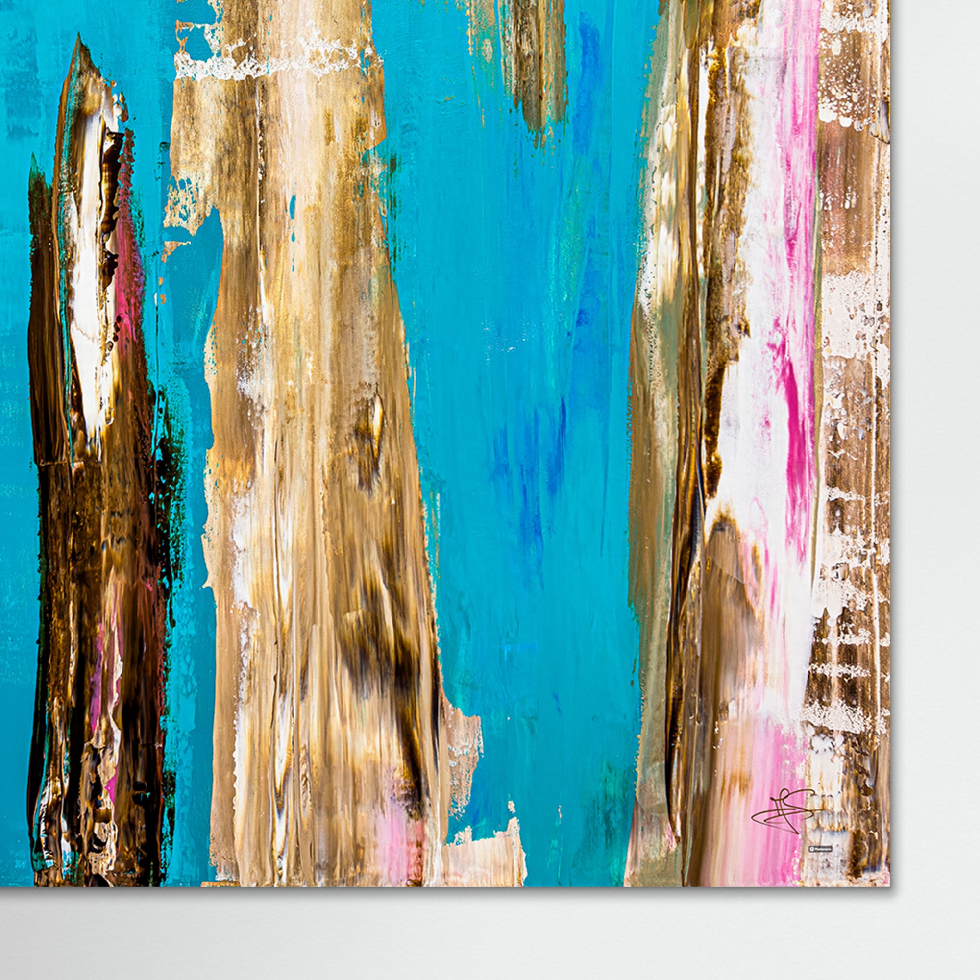 Study in Brown - Dreamy Turquoise