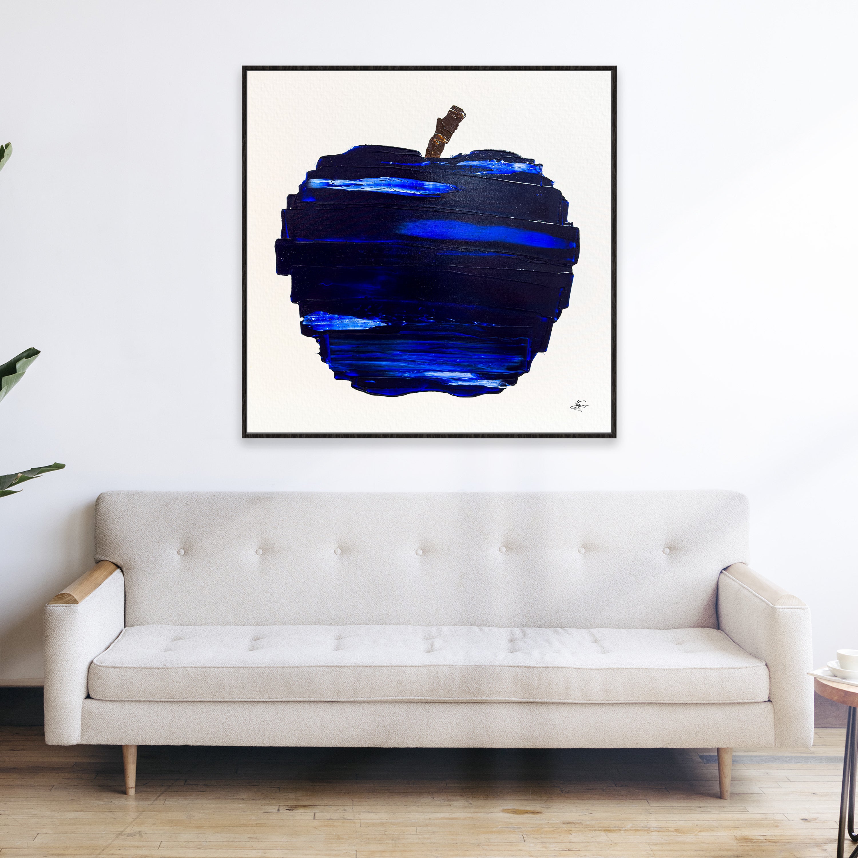 Original Painting: "Blue Delicious" 120x120