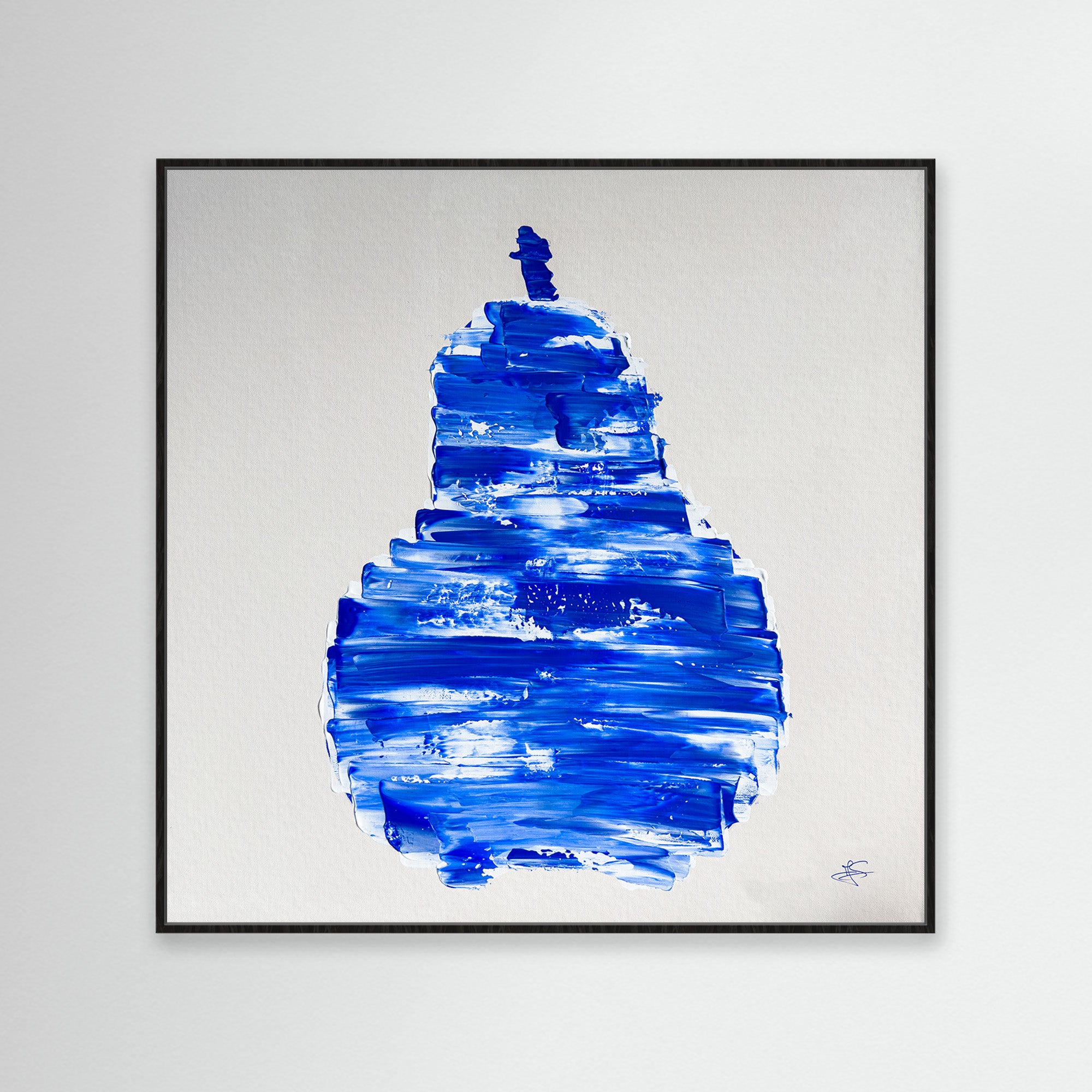 Original Painting: "Blue Pear" 70x70