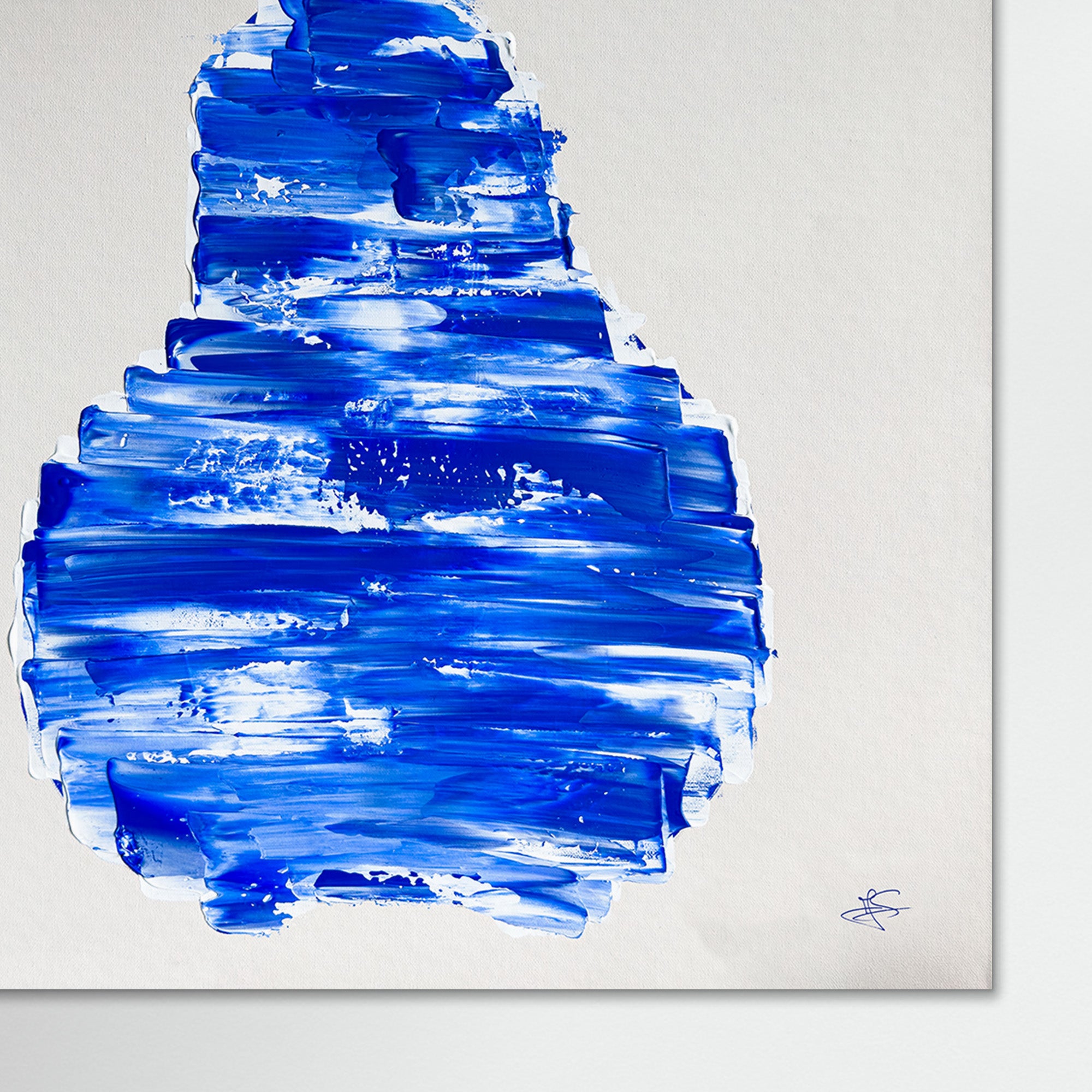 Original Painting: "Blue Pear" 70x70