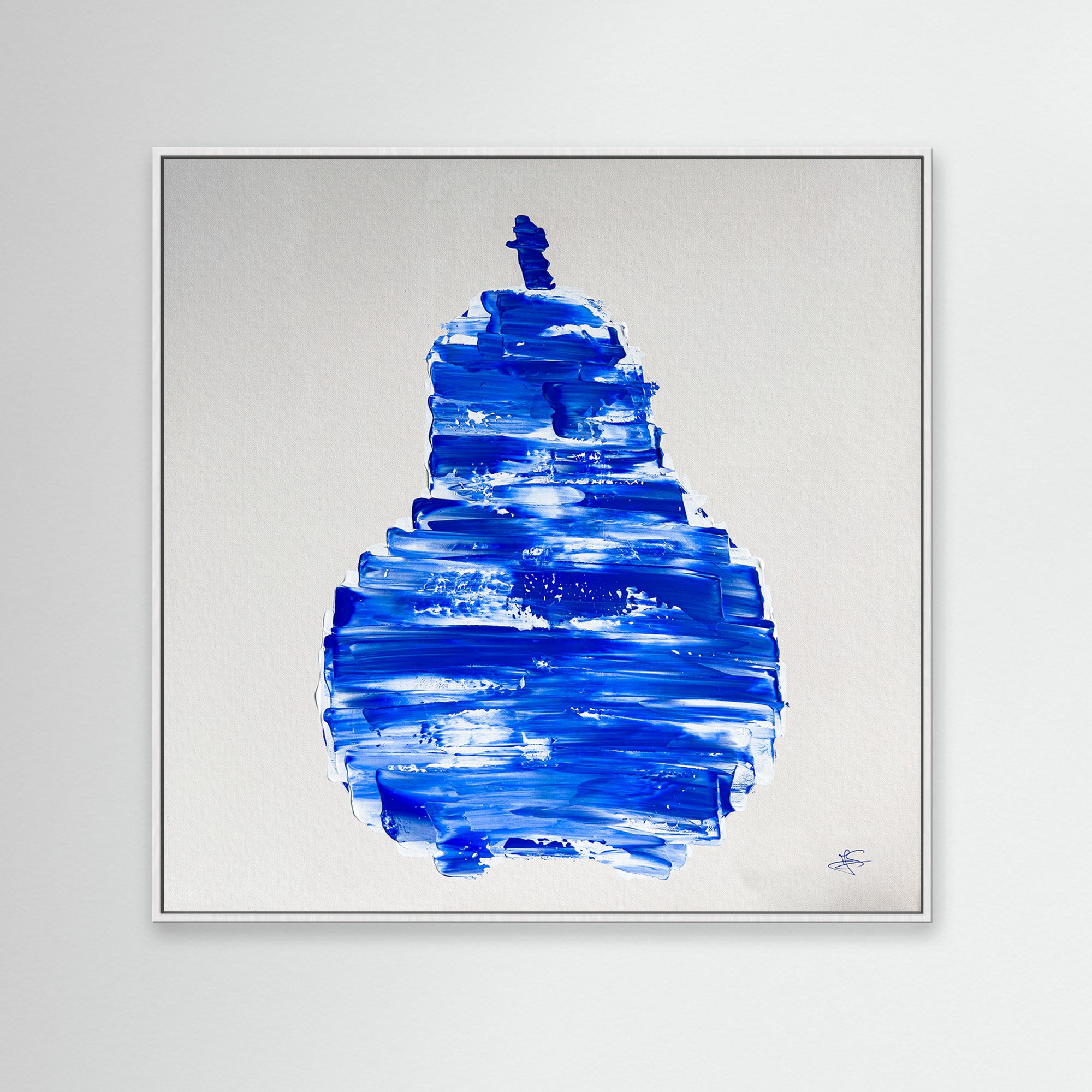 Original Painting: "Blue Pear" 70x70