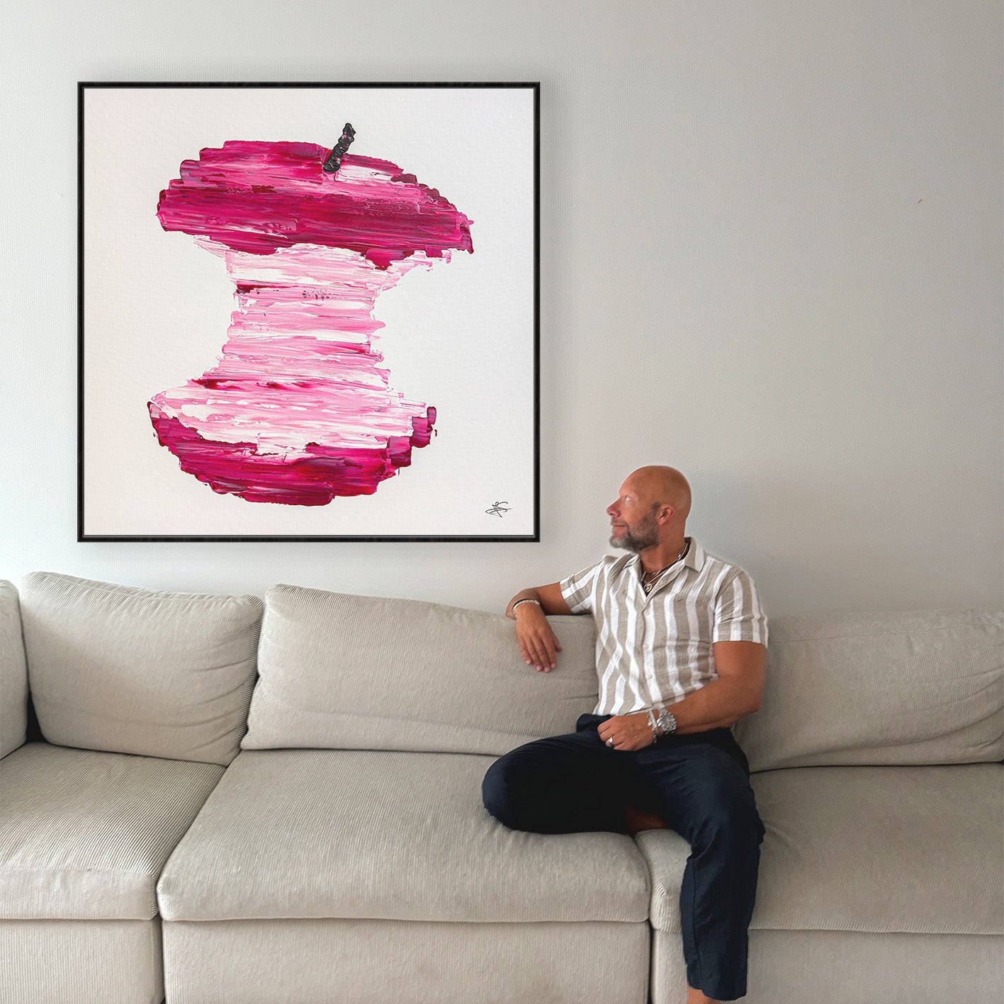 Original Painting: "Pink Delicious" 120x120