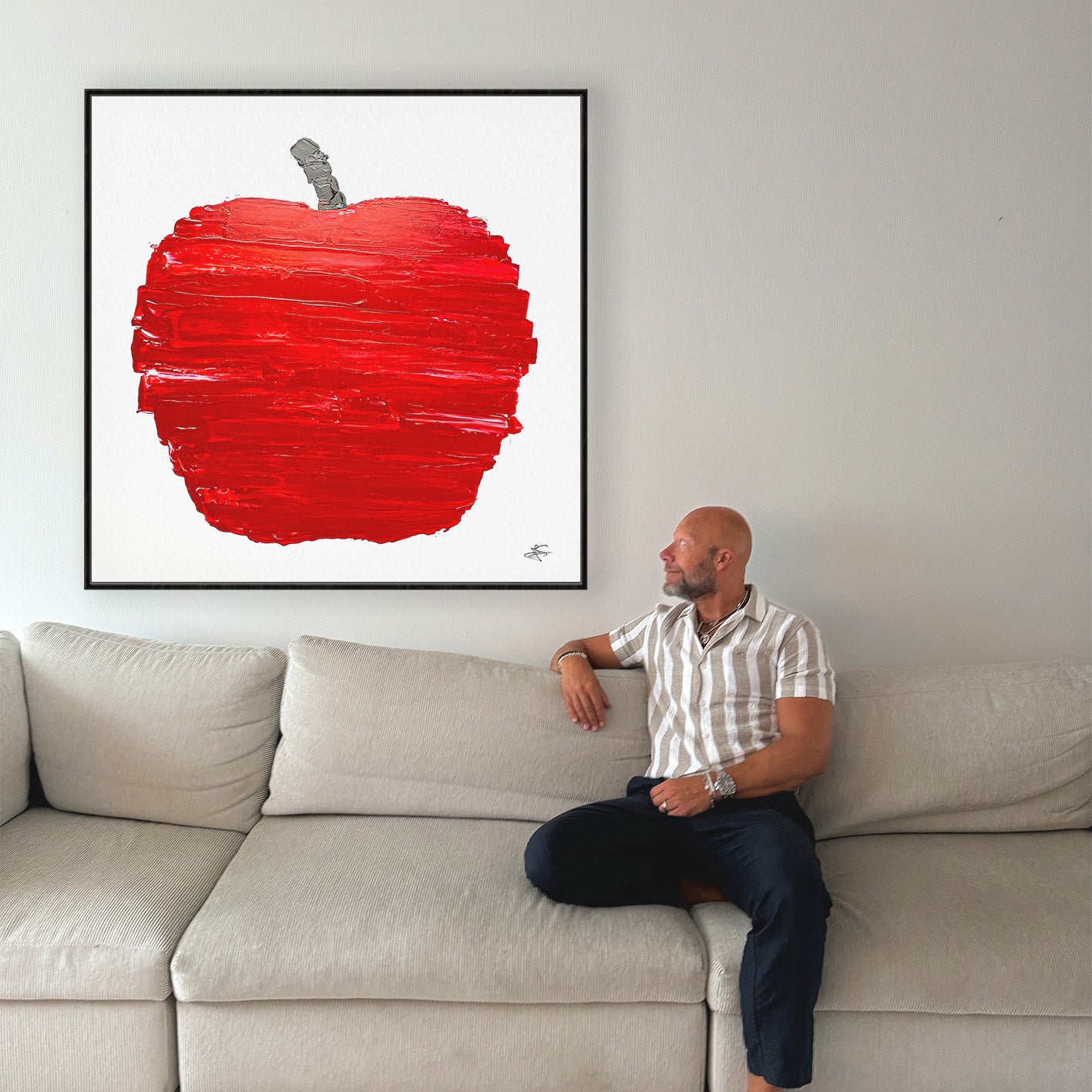 Original Painting: "Red Delicious" 120x120