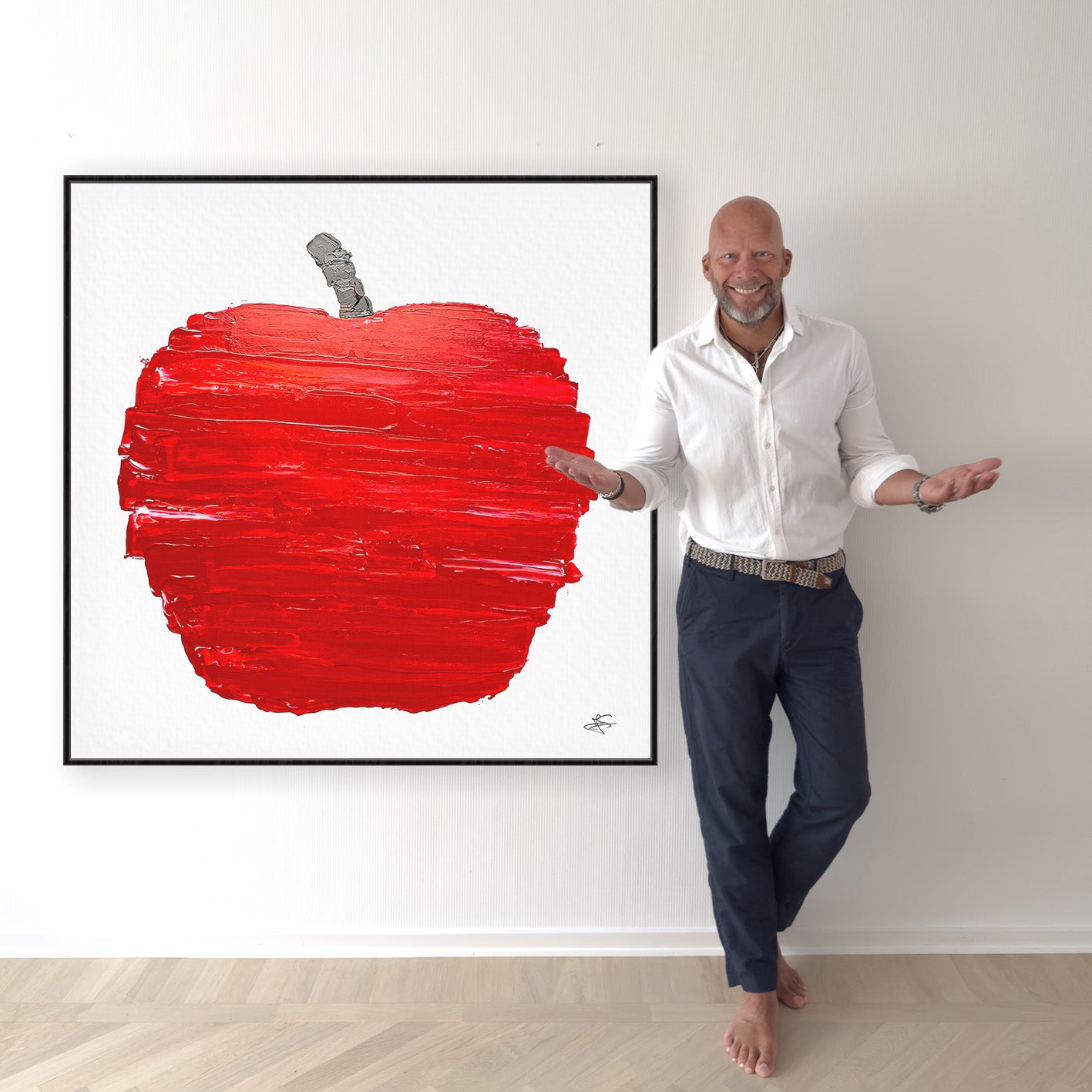 Original Painting: "Red Delicious" 120x120