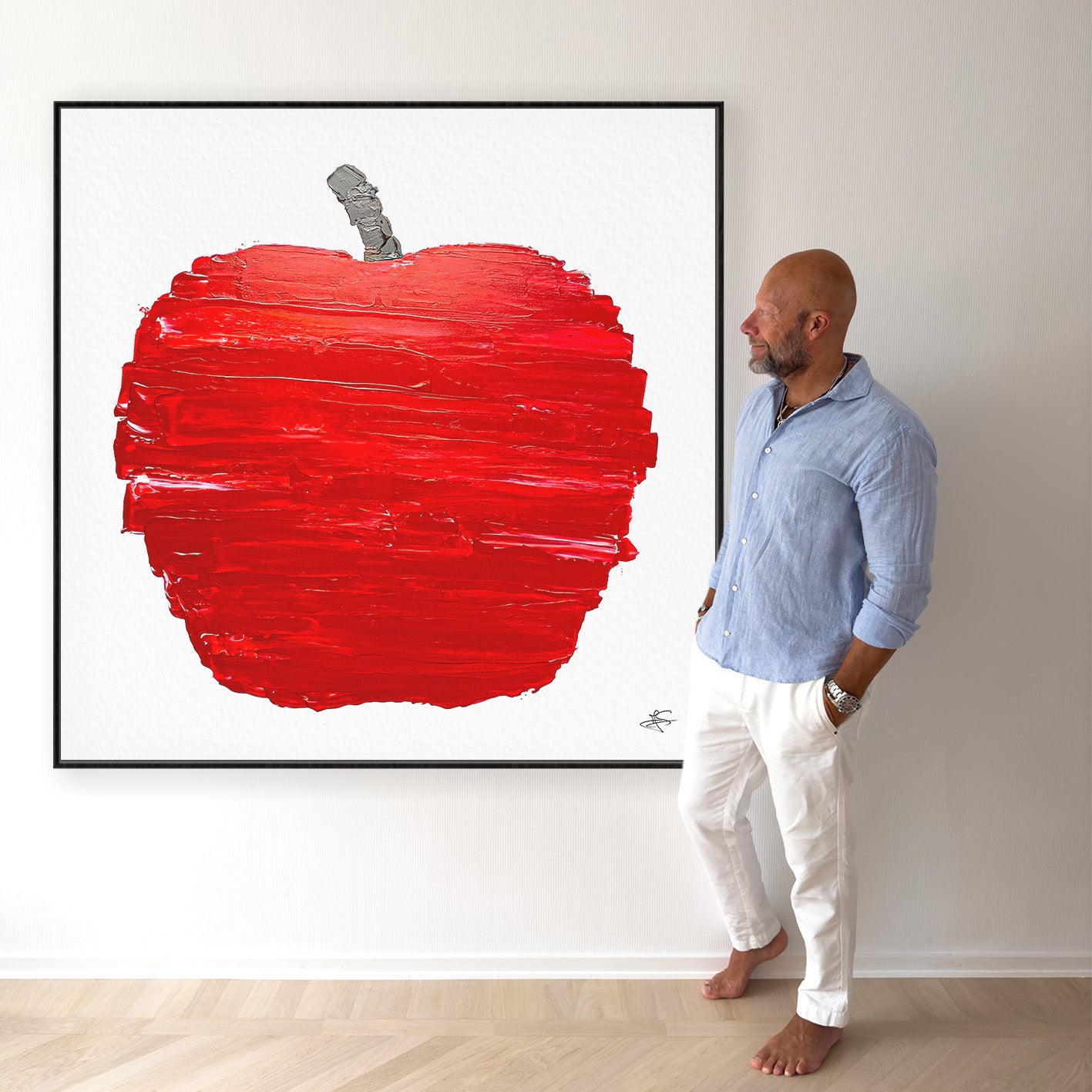 Original Painting: "Red Delicious" 120x120