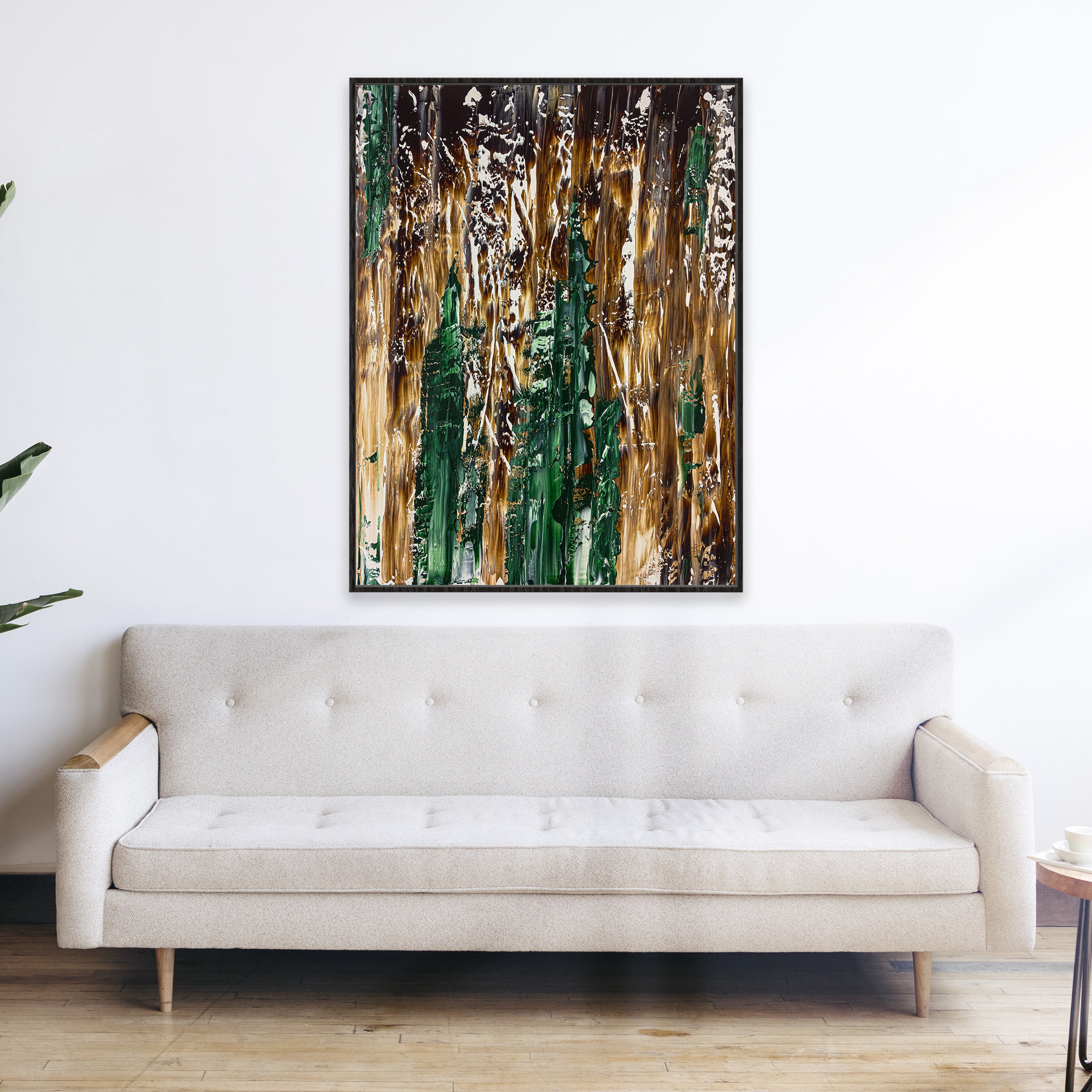 Original Painting: "Amazing Green" 120x100x4cm