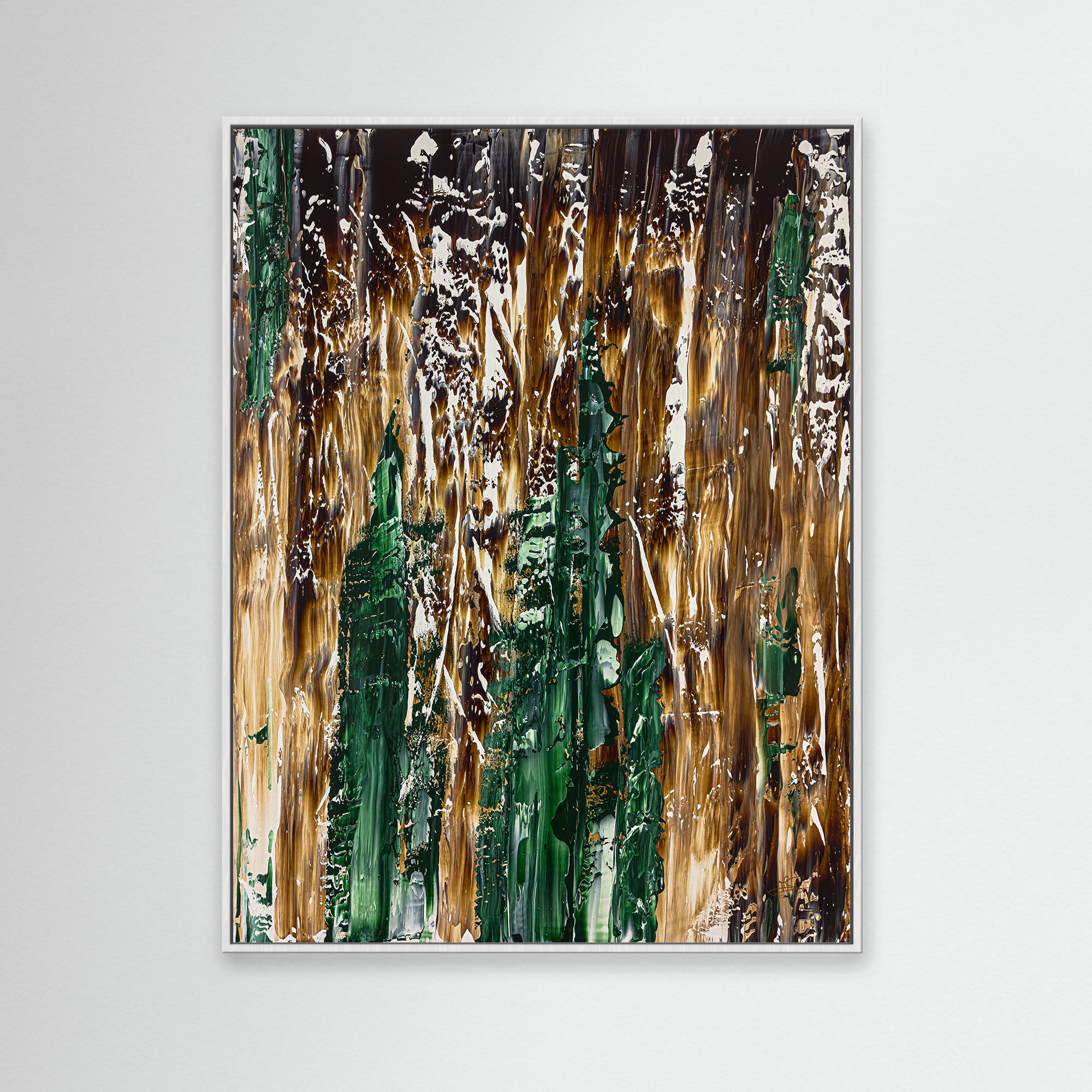 Original Painting: "Amazing Green" 120x100x4cm