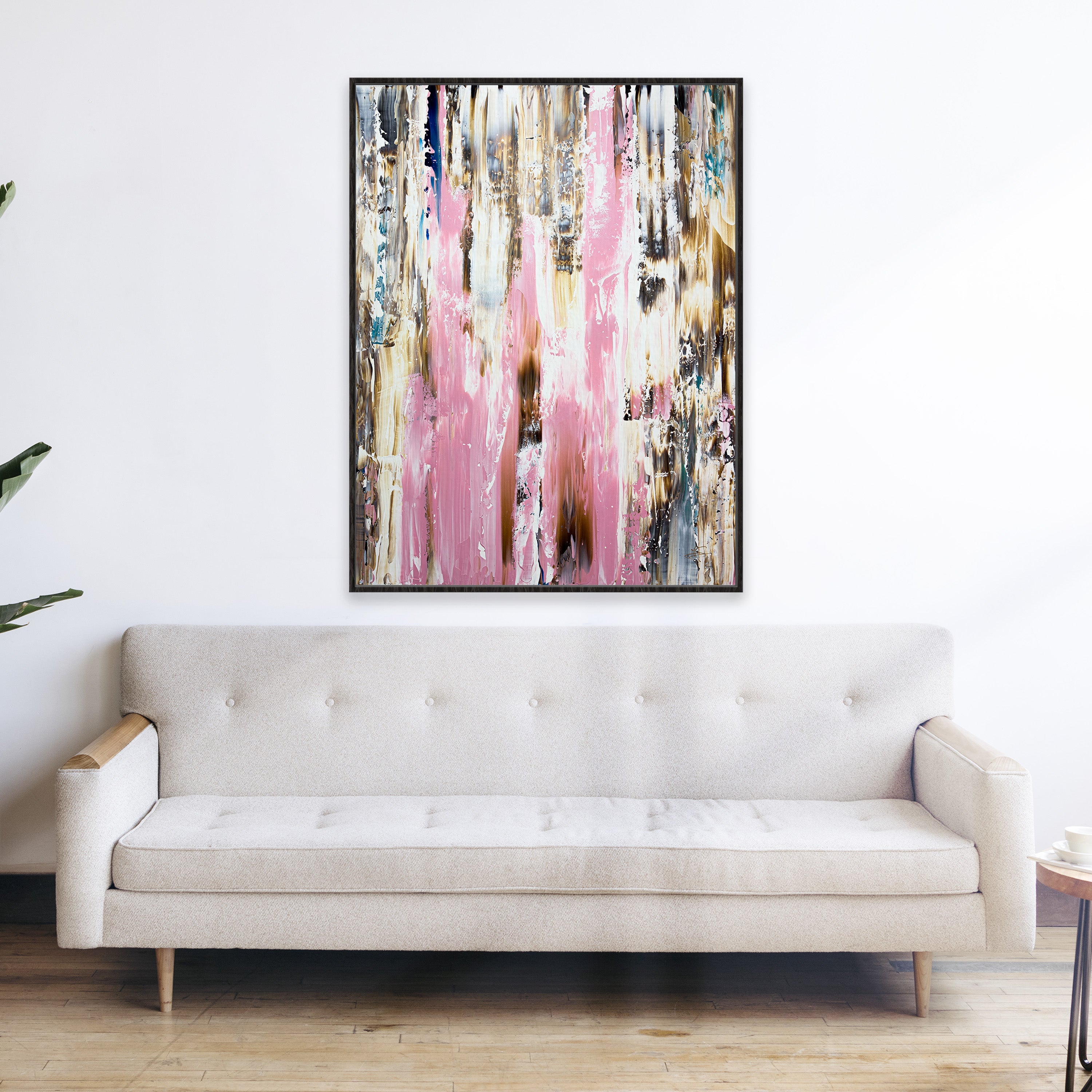 Original Painting: "Lounge Pink" 120x100x4cm